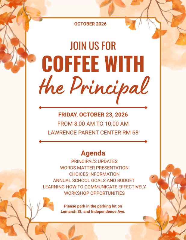 Coffee with the Principal