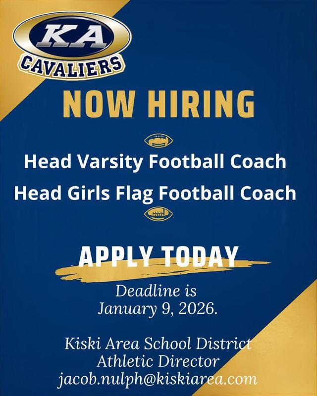 now hiring football coaches