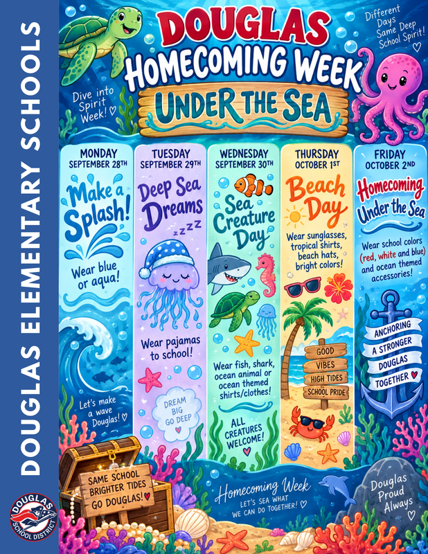 HOCO Elementary dress up days 2026