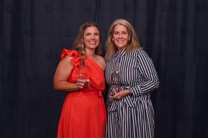 2026 District Teachers of the Year Kayce Davis and Becky Clinton