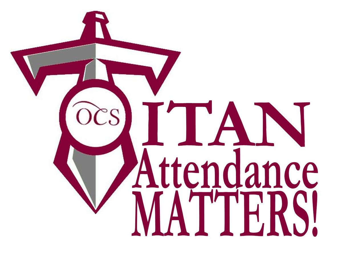 Titan Attendance Matters logo with a sword emblem.