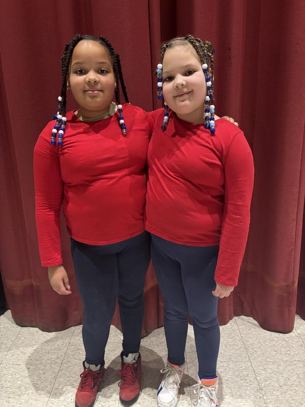 wearing red for love day!