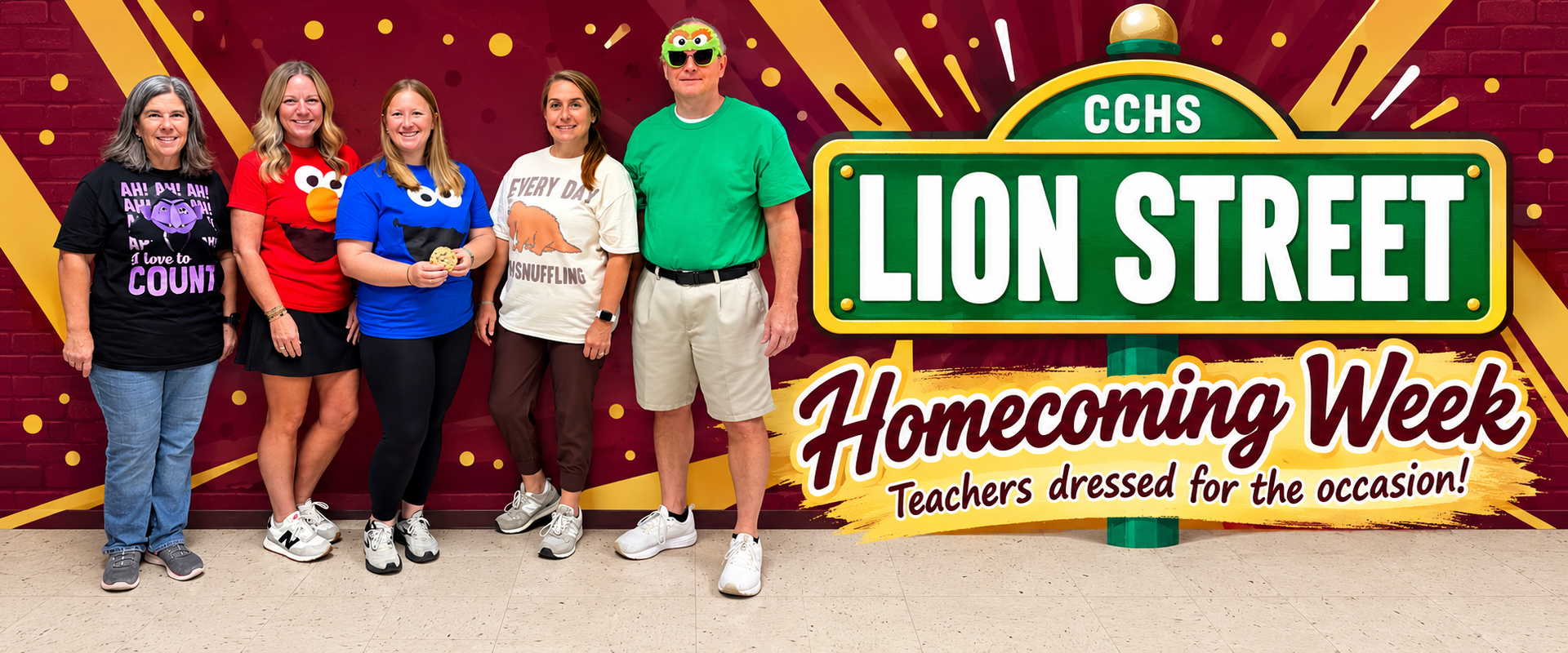 Sesame Street teacher dress up.
