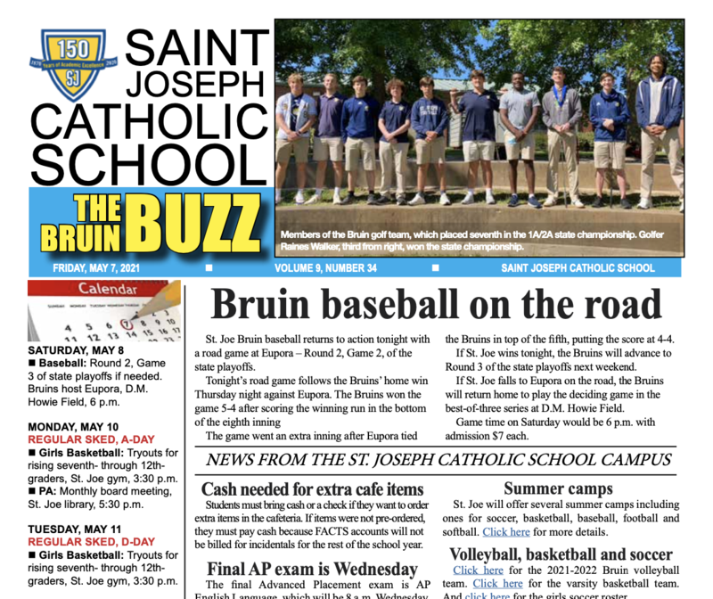 THE BRUIN BUZZ, FRIDAY, MAY 7 Featured Photo
