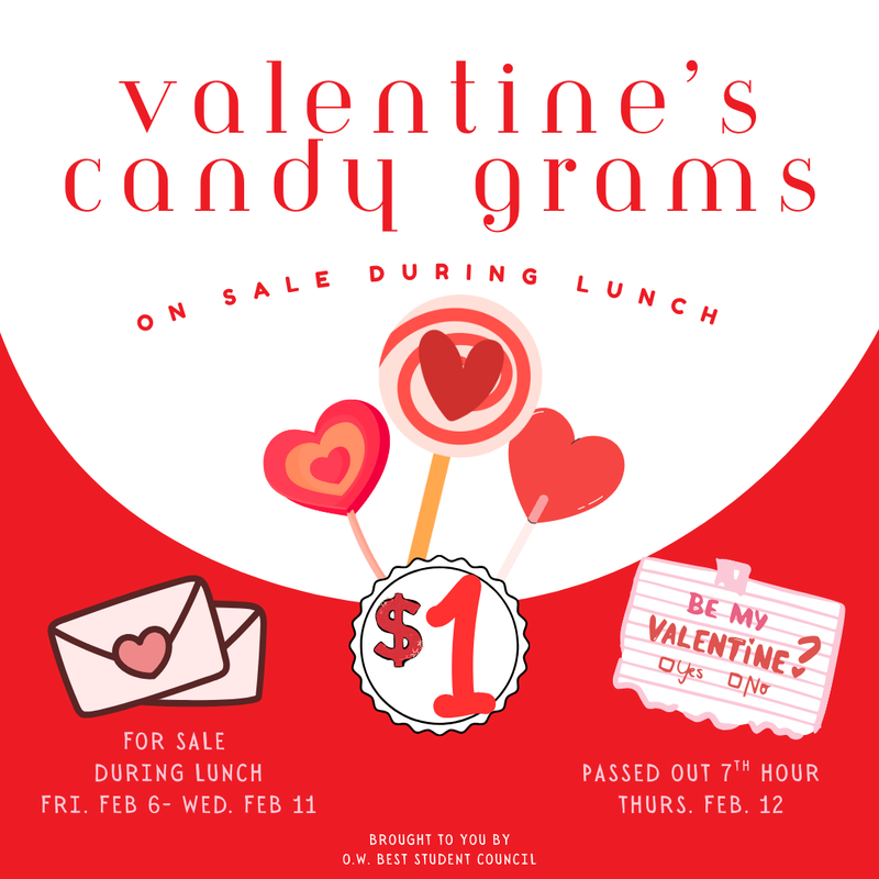 Valentine's Candy Grams for Sale Featured Photo