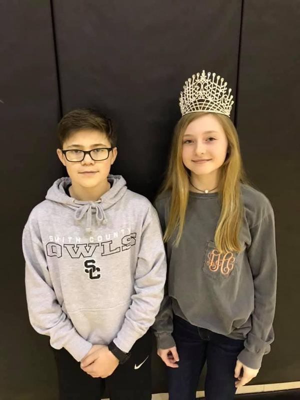 Miss Addison Hawkins and Mr Ethan Crockett are Mr and Miss SCMS for 2019! Featured Photo