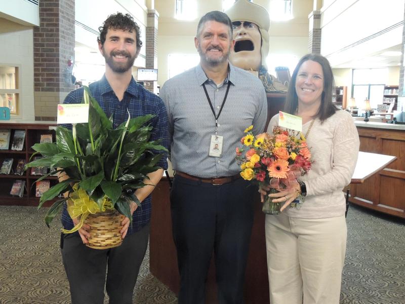 Westview's Teachers of the Year, Abby Martin and Jackson Caito