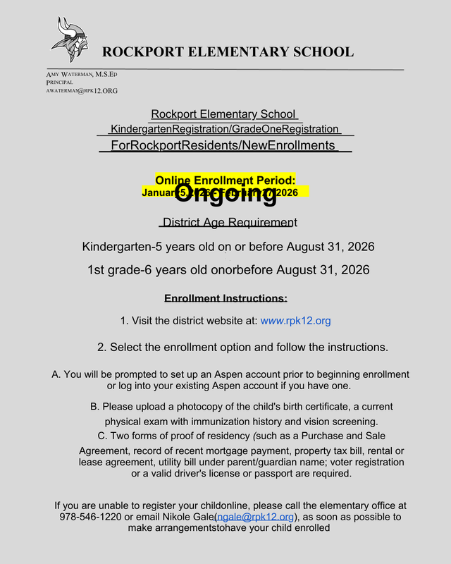 K/1 enrollment for 26/27 Featured Photo