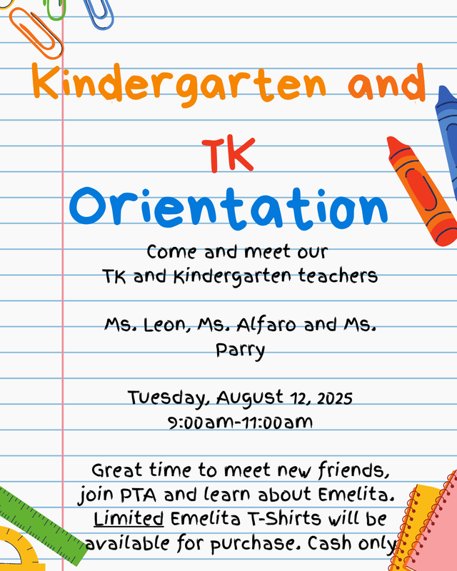 Kinder Orientation