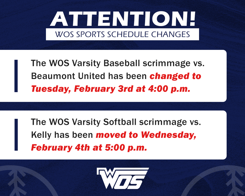 sports schedule changes