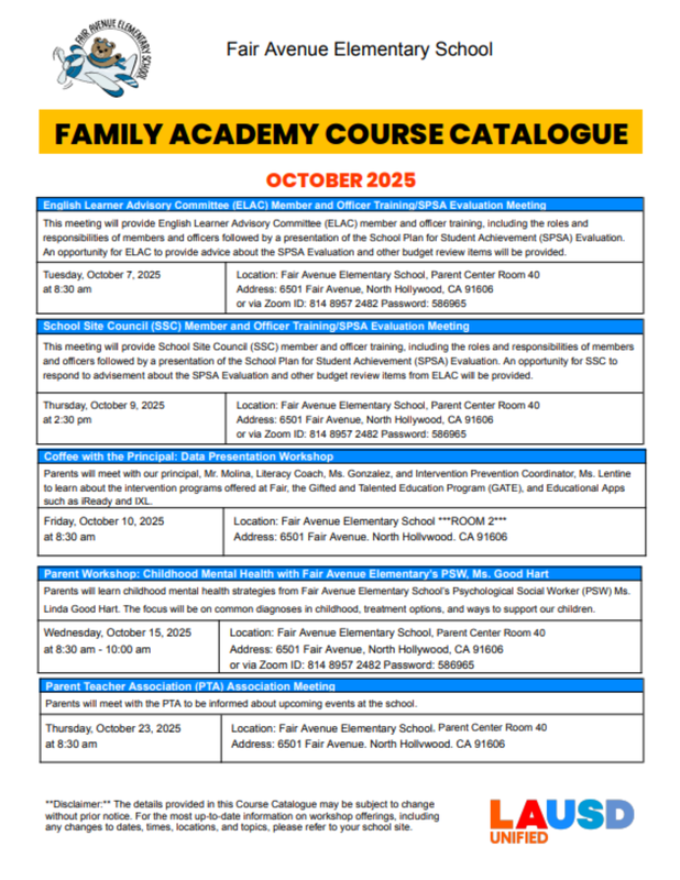 Family Course Catalogue_English