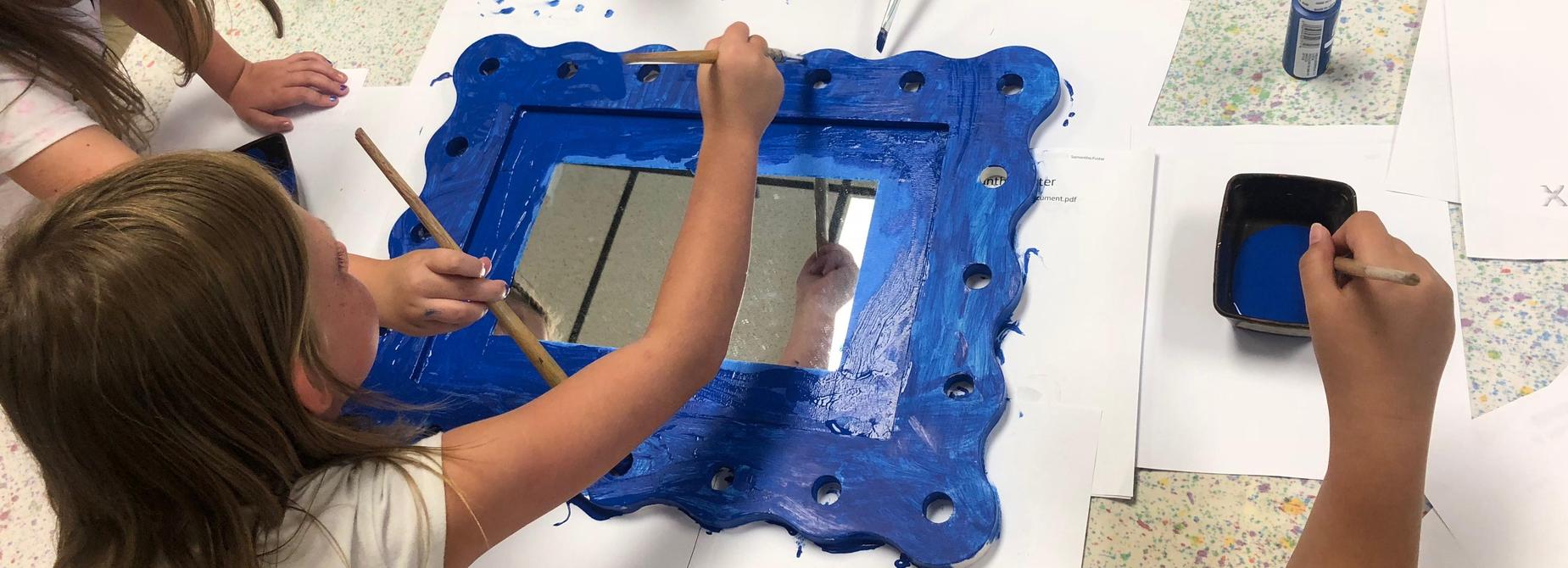 painting frames for the hallway