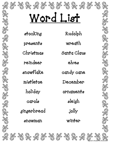 Christmas Spelling Words .png