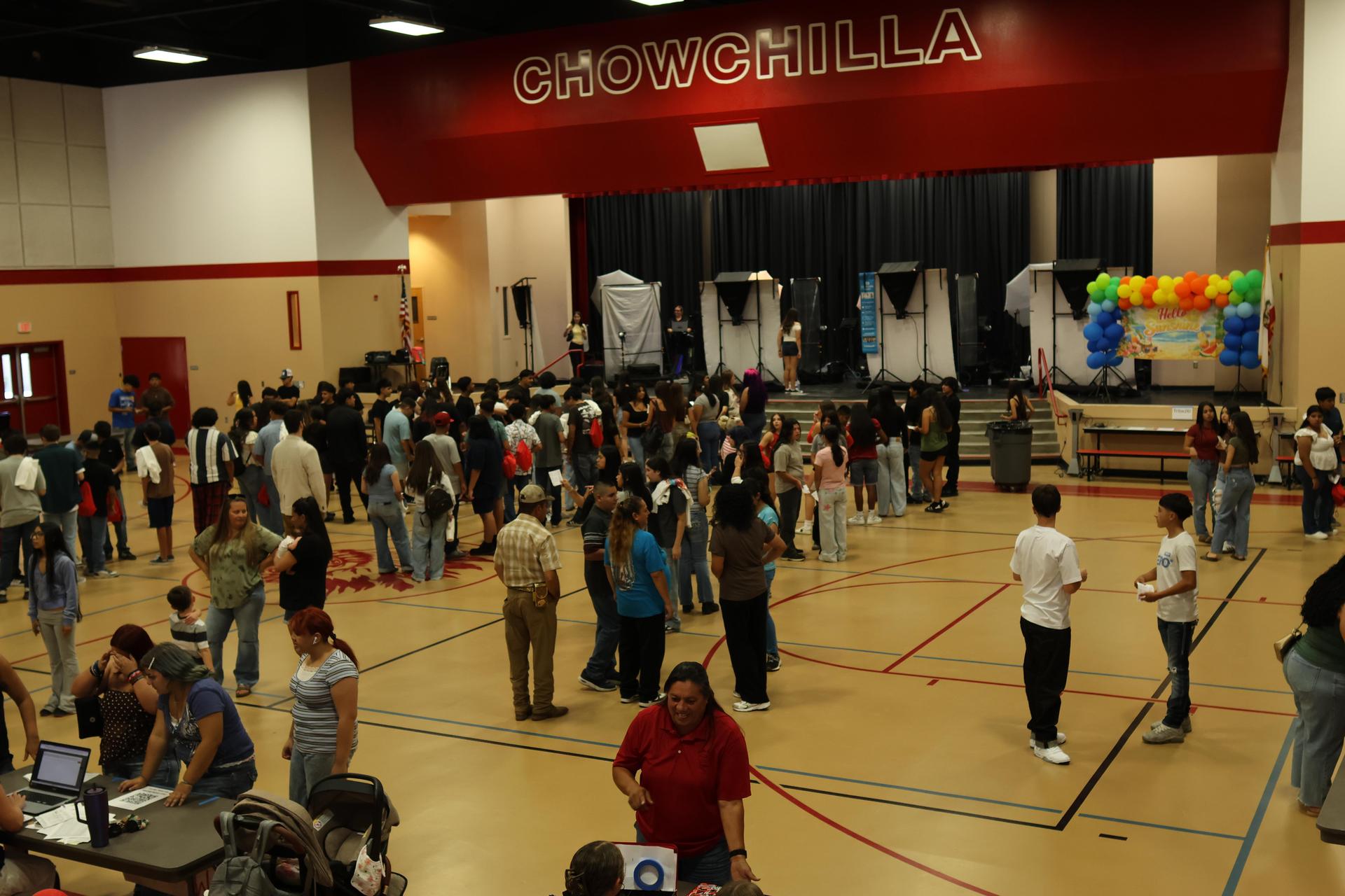 Students and staff at Tribe Turnout 60