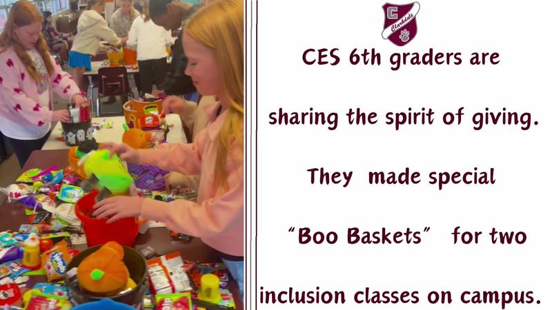 Clarkdale Elementary Boo Basket Preparations