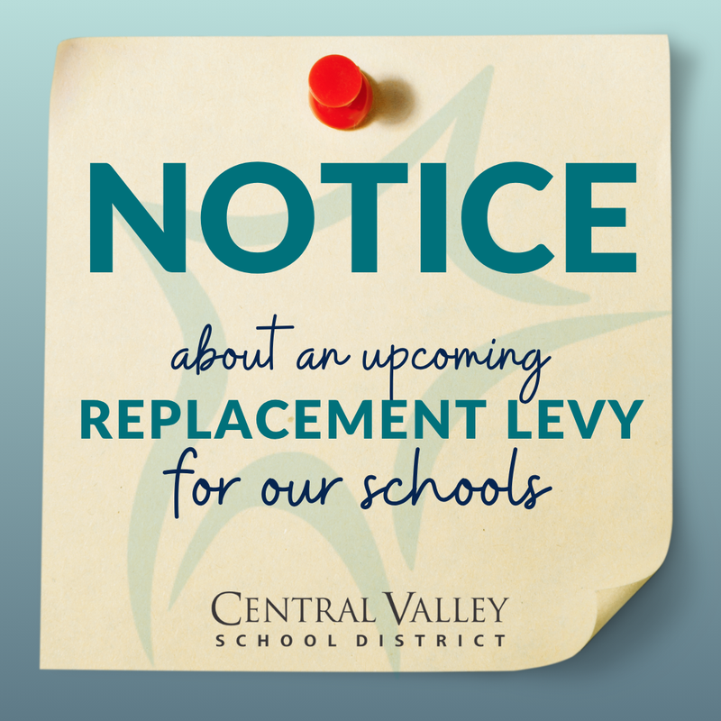 Notice about replacement levy