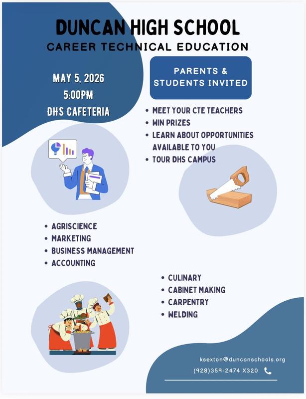 blue and white background with an image of people for the classes listed