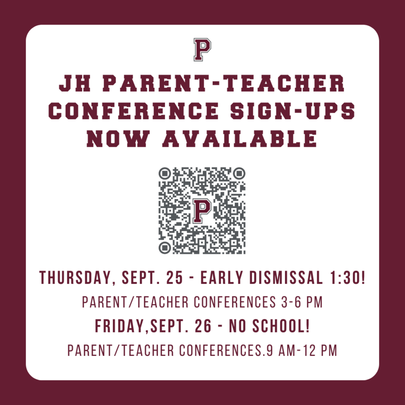 Sign up JH conferences