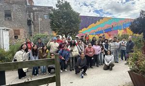 Hancock College Prep Cluster Students' field trip to El Paseo Community Garden