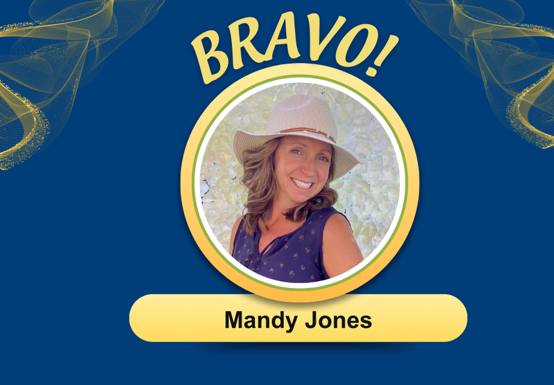 Bravo Award winner Mandy Jones
