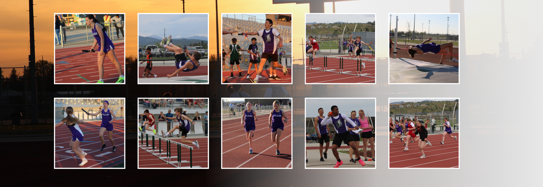 athletes running