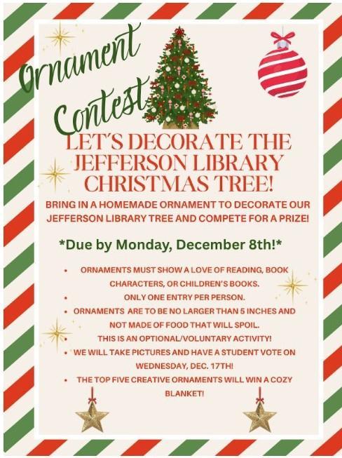 Rules for the Jefferson Christmas Ornament Contest