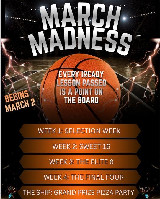 March Madness flyer