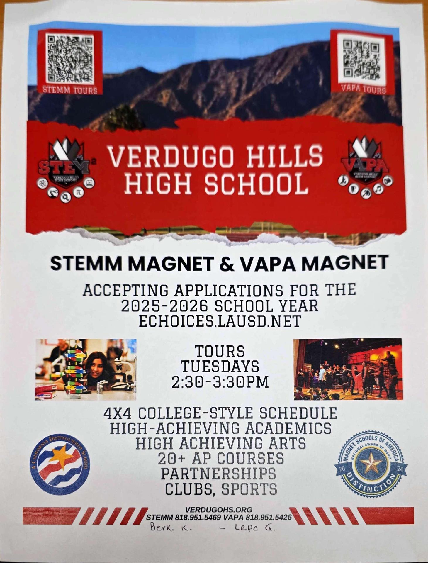 Parent Center – Parent Center – Verdugo Hills High School