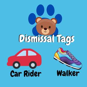 car rider tag graphic