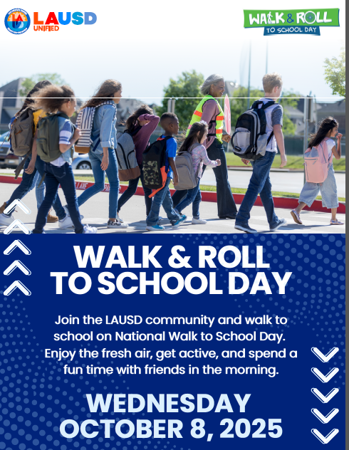 walk-roll school day clip art