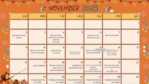 11-25 Calendar