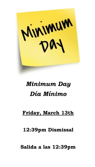 Minimum Day Día Mínimo