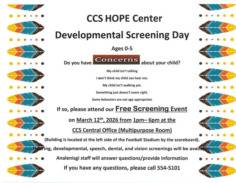 Hope Center Flyer