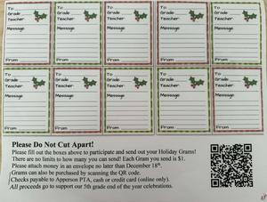 Buy you Holiday Grams!