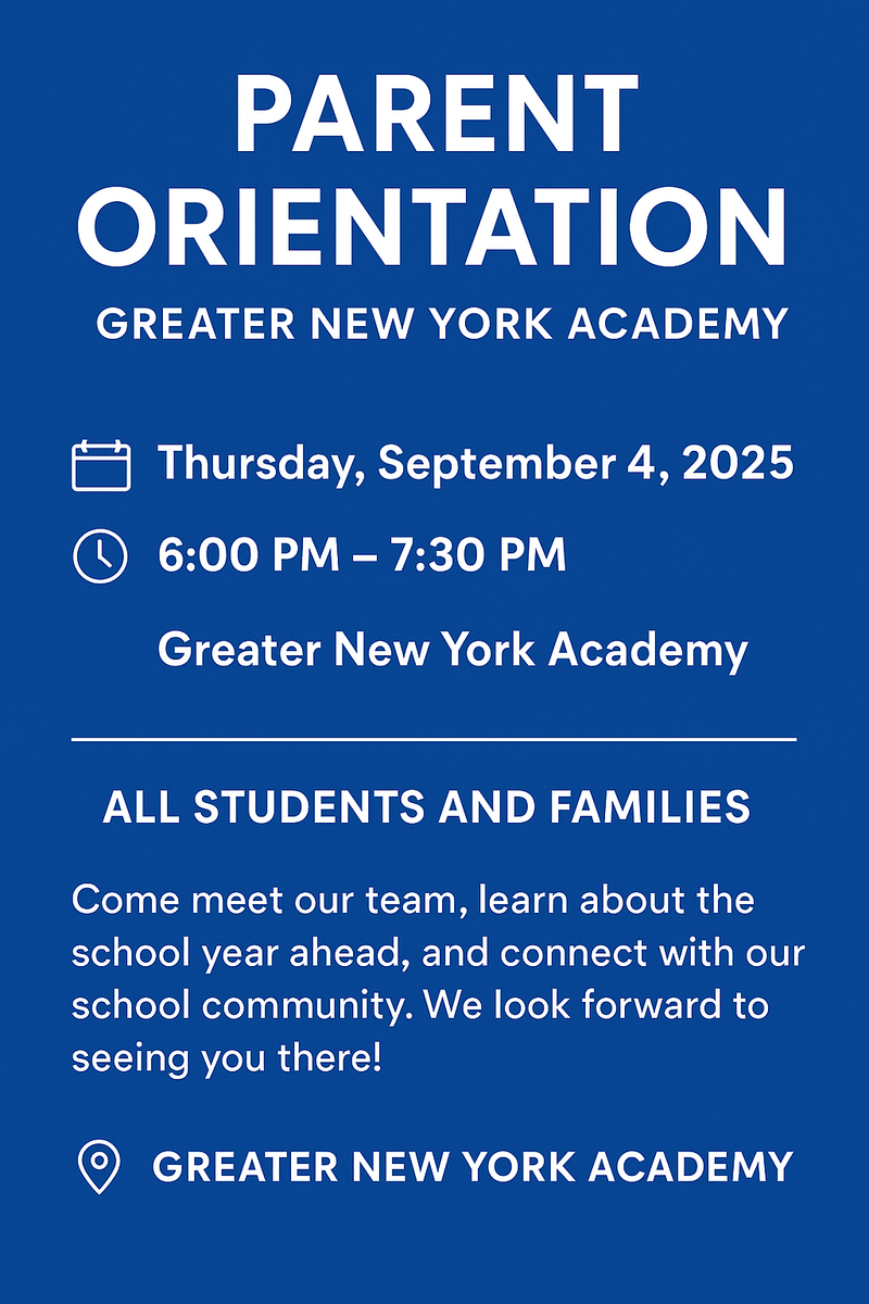 Parents and Student Orientation