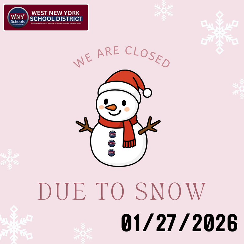 All schools will be closed on Tuesday, January 27, 2026