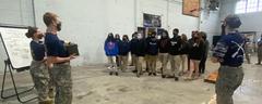 8th grade JROTC visit