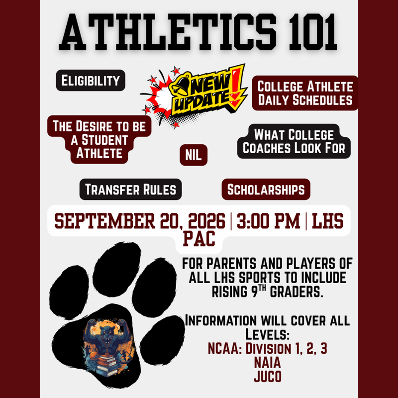 Athletics 101 Flyer