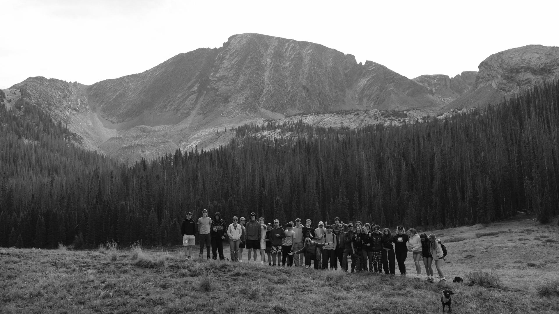 Students on a Peak Experience trip