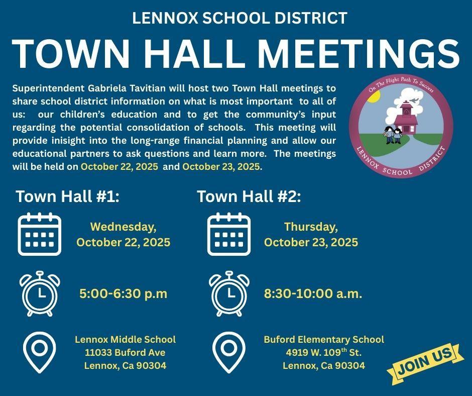 Town Hall Meeting Flyer