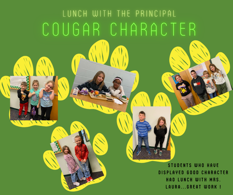 Cougar Character Lunch