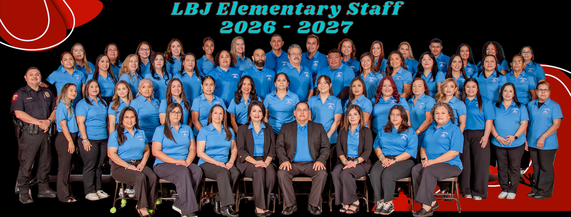 LBJ Elementary Staff Picture for 2026 - 2027