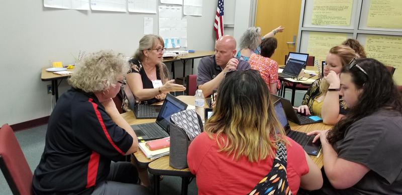 SCS English Teachers Participate in District Collaboration Event Featured Photo