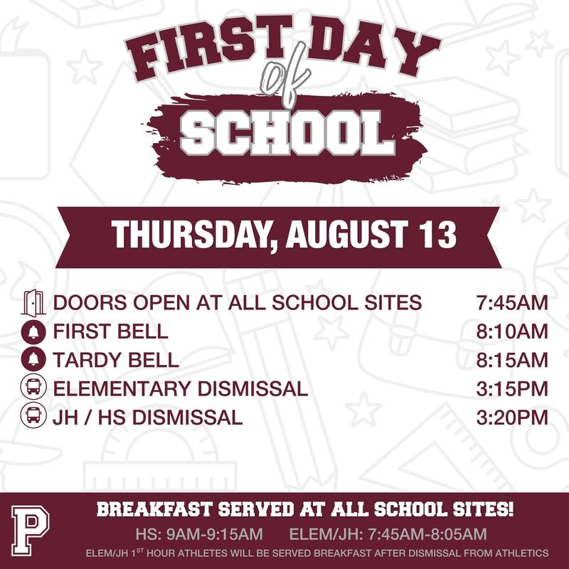 Perry Public Schools Start End Times