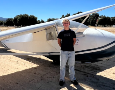 Aviation Student, Carson Anady, has flown a glider SOLO at the young age of 14!
