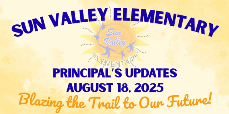 Principal's Updates - August 18, 2025