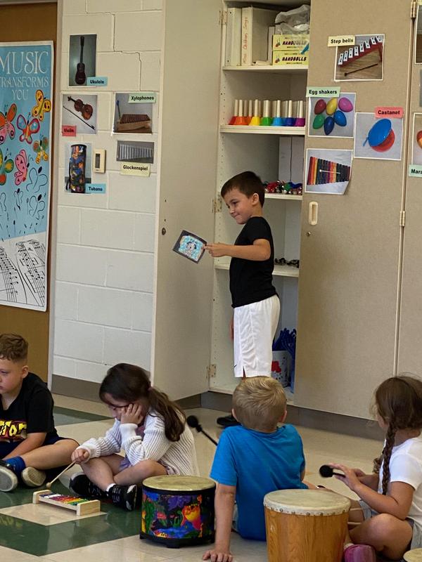 Learning and having fun in music class