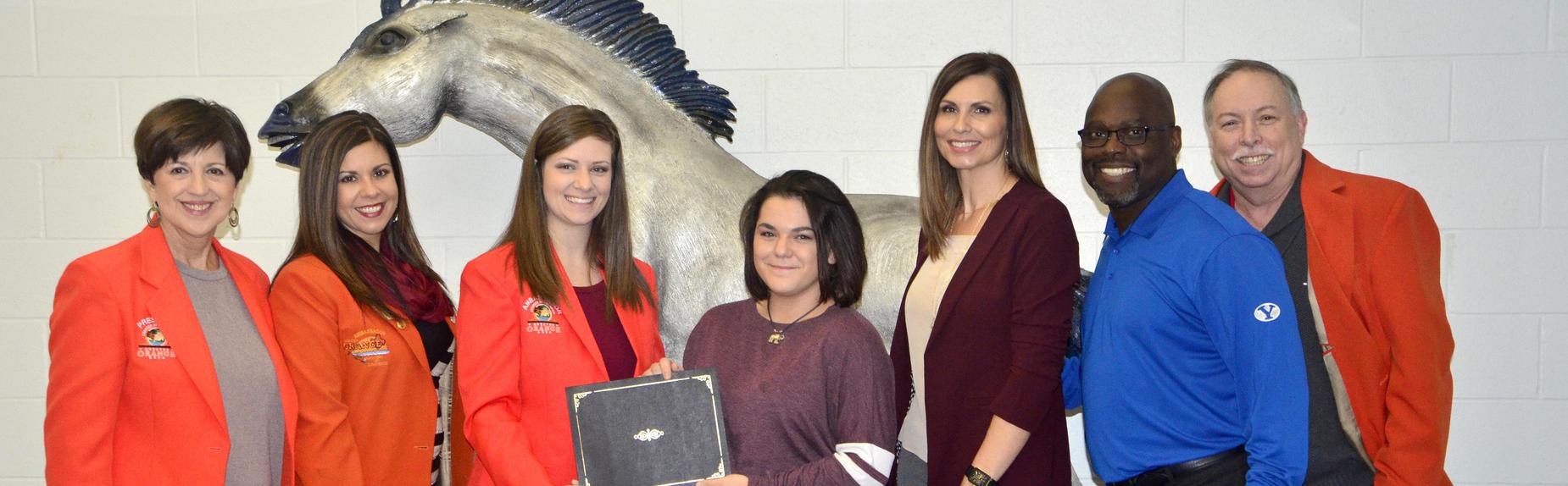 Congratulations to the WOS High School Greater Orange Area Chamber of Commerce Student of the Month!