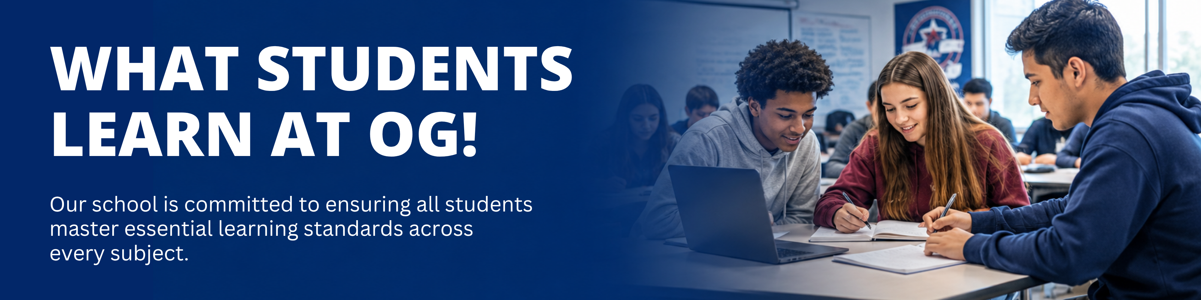 What students learn Banner