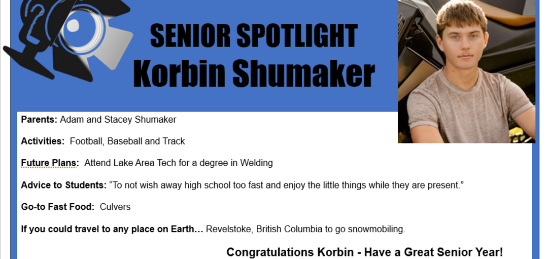 Korbin Shumaker Spotlight